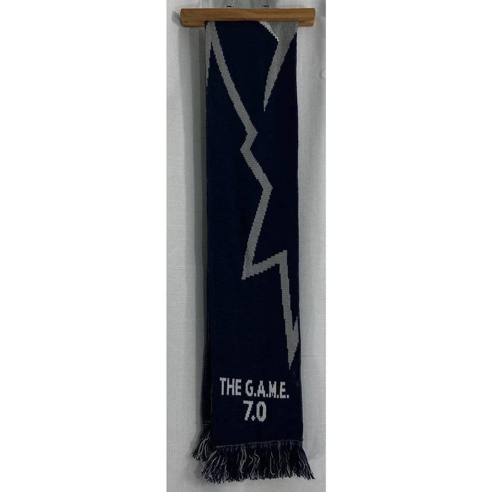 Ruffneck Scarves 2016 Cowboys Navy & Silver Lead the Charge Reversible Scarf